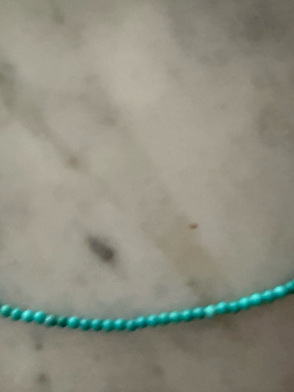 Delicate Turquoise Beaded Necklace - Women Jewelry - Picture 2 of 6